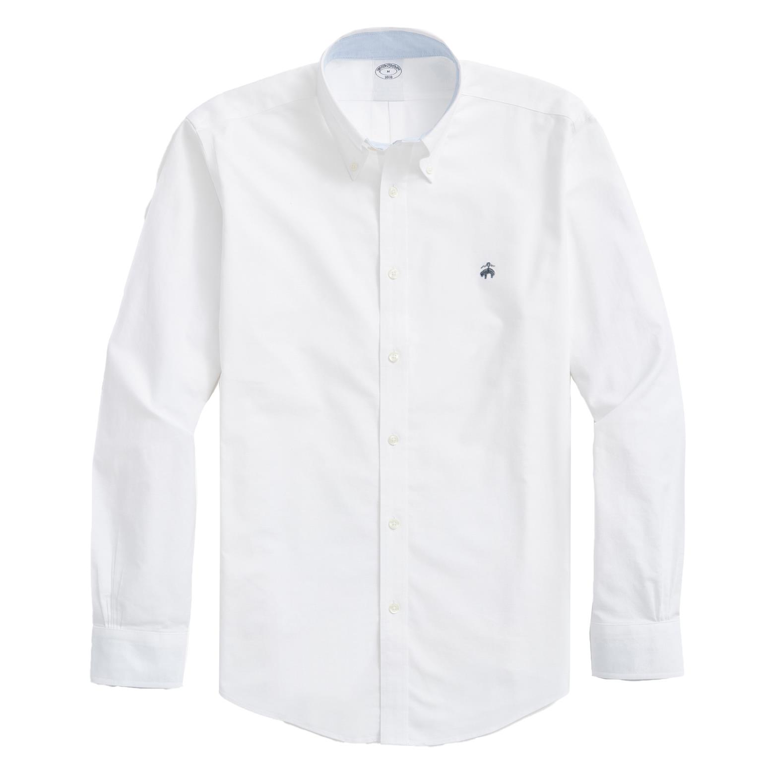 Brooks Brothers Stretch Non-Iron Oxford Sport Shirt Regular